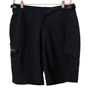 Louis Garneau Shorts Mens Large Black Cargo Cycling‎ Athletic Outdoor Gorpcore